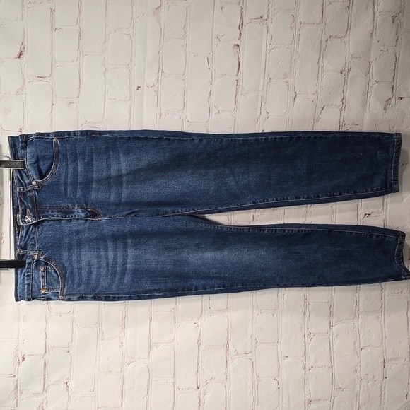 Monkey Ride Jeans Original Vintage Dark Blue Non Distressed Juniors Size 9 - Picture 1 of 12